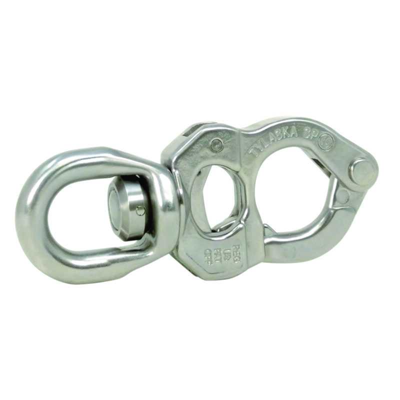 trigger snap shackle used on sailboats for halyards and sheets