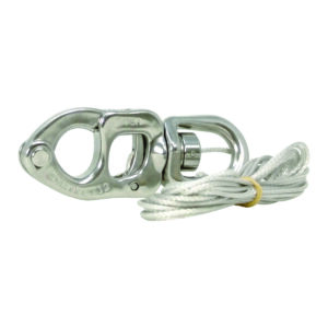 trigger snap shackle used on sailboats where remote release is needed