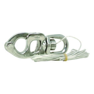 trigger snap shackle used on sailboats where remote release is needed